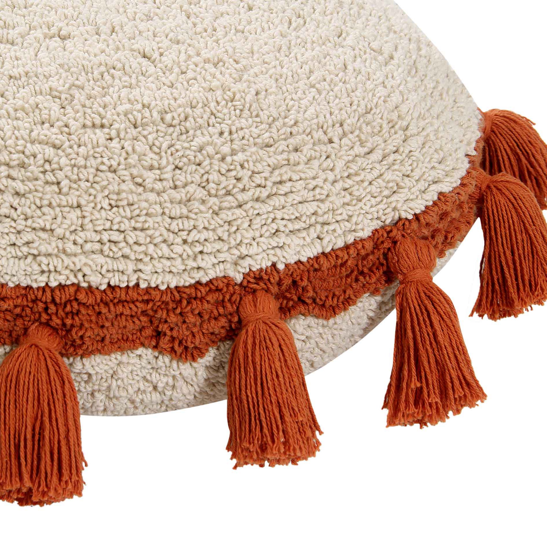 CUSHION CIRCLE TERRACOTA